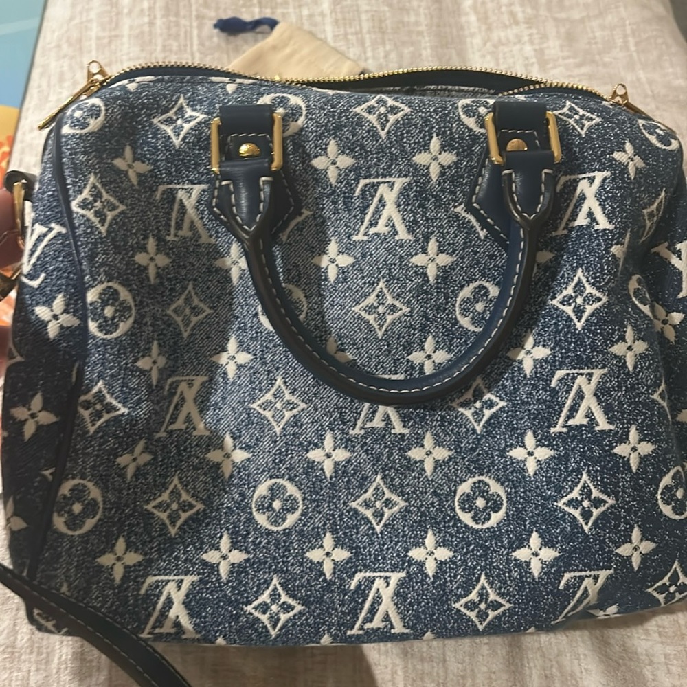 Louis Vuitton Soeedy Denim